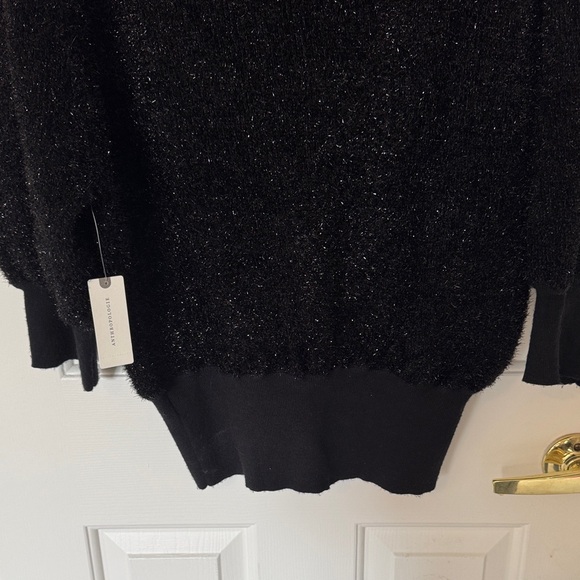 Anthropologie Maeve Pamela Tinsel Shimmer Sweater size Medium NWT - Picture 6 of 9